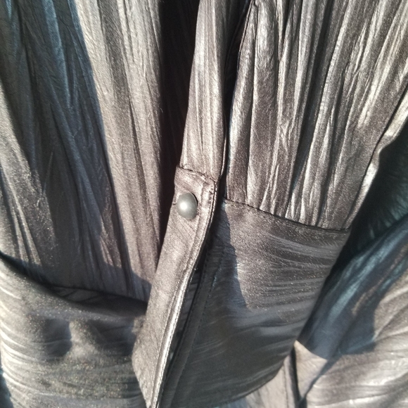 Joseph Ribkoff Black Zipup Blazer Size 4 - Picture 8 of 10